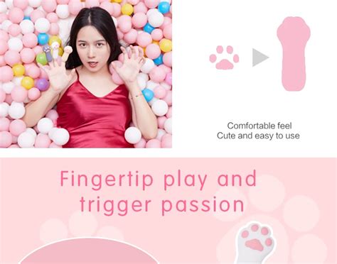 Dingfoo Handheld Massager Sex Toy Cat S Claw Shape Finger Sleeve Vibrators Women Clitoris