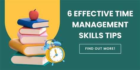 6 Effective Time Management Skills Tips