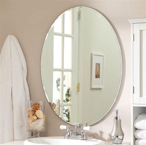 69.5'' h x 31.5'' w x 0.75'' d. 20+ Frameless Beveled Bathroom Mirrors | Mirror Ideas