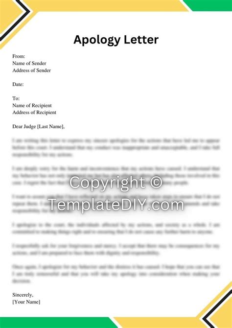 Apology Letter Court Sample With Examples In Pdf And Word In 2023