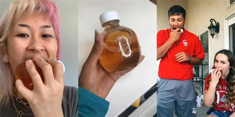Apple Juice Tiktok Challenge Has People Biting Into Bottles