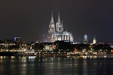 Colone Cathedral Over The Rhine Photograph By Michael Klemmer Fine