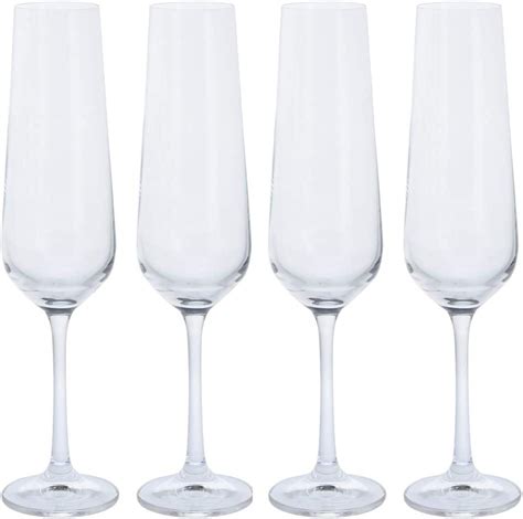 Dartington Crystal Crystal Champagne Flutes Set Of 4 Cheers