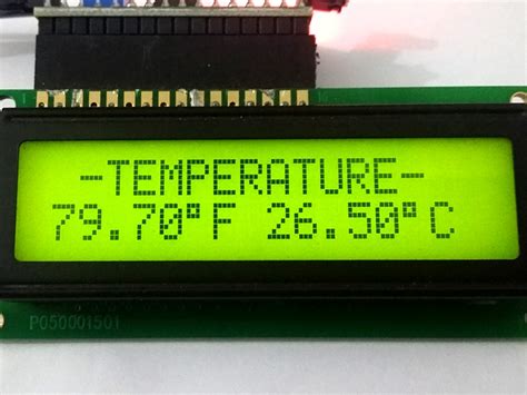 Arduino Ds18b20 Thermometer