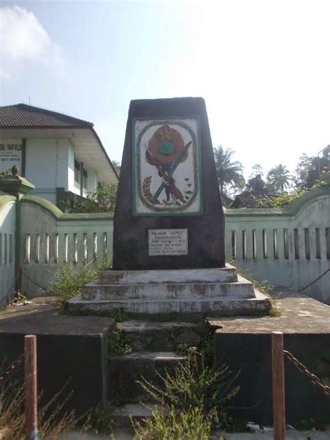 Djokjakarta 1945 Monumen Tetenger Di Daerah Sleman Yogyakarta Masa