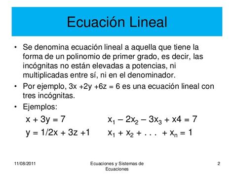 Sistemas Ecuaciones Lineales
