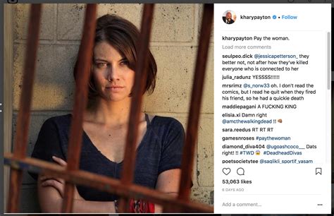 Walking Dead Star Tells Amc To Pay Lauren Cohan Actress Skips Uk Fanfest