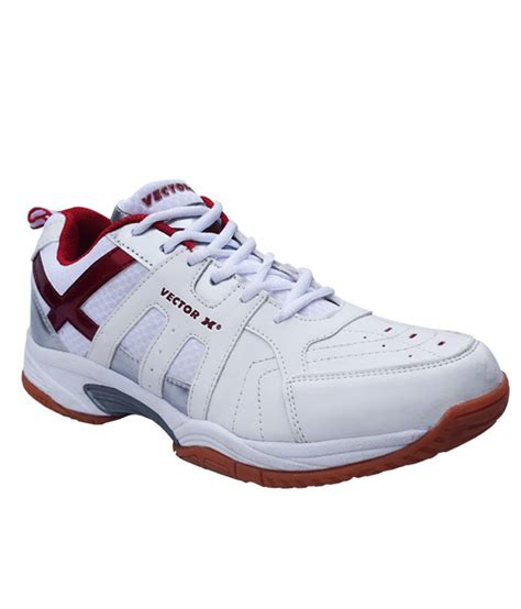 The court should be a rectangle marked out with lines 40 mm wide. Vector X TS-1025 White Badminton Court Sport Shoes - Buy ...