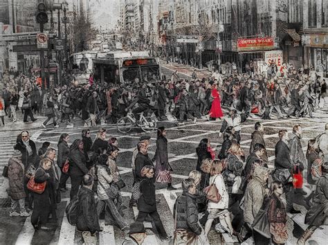 The Hustle And Bustle Of The City Photograph By Kathy Jennings