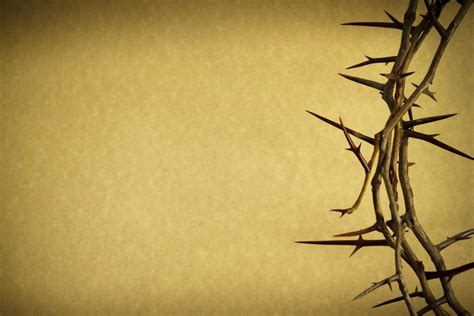 Crown Of Thorns Represents Jesus Crucifixion On Good Friday Pope