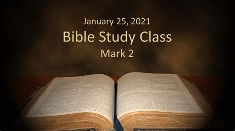 12521 Bible Study Mark 2 Mallard Creek Presbyterian Church
