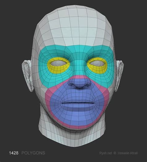 Digitalverse Face Topology 3d Topology Human Topology