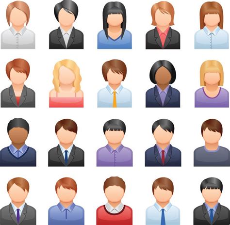 Free Vector Business People Icons Free Vector Graphics All Free Web