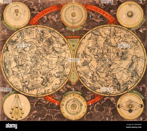 mapa celeste antiguo fotografías e imágenes de alta resolución alamy