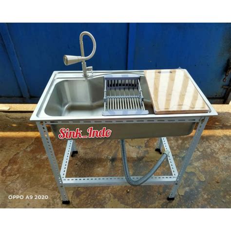 Maybe you would like to learn more about one of these? Jual Bak Cuci Piring Portable Wastafel Rak Kaki Kitchen ...