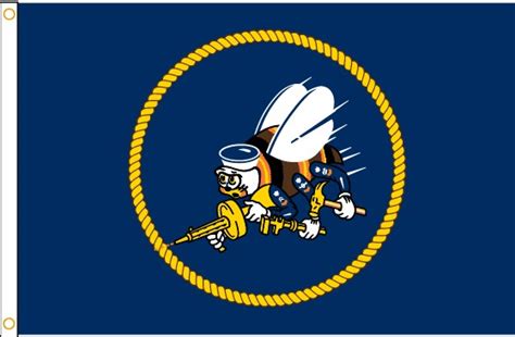 Us Navy Seabee Flag 2 X 3 Ft Made Of Nylon