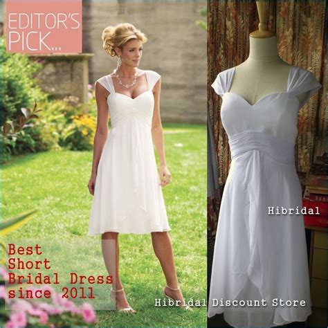 The style of short dresses tends to be a good fit with outdoor, beach, and more casual weddings for brides who want. 48 Gorgeous Garden Wedding Dresses for Older Brides Ideas ...