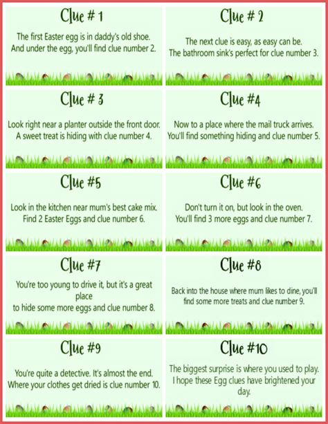 Easter Egg Scavenger Hunt Clues For Adults A Punny Easter Egg Hunt For Teens Easter Egg