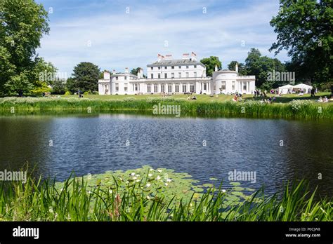 Bank Frogmore House And Gardens Home Park Windsor Lake Berkshire Hi Res