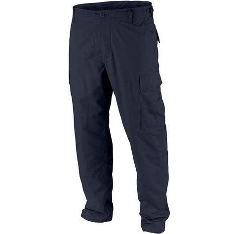 Teesar Bdu Trousers Ripstop Navy Blue Dark Blue Apparel Pants Bdu