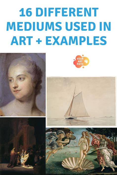 The Different Mediums Used In Art Their Examples Formal Elements Of