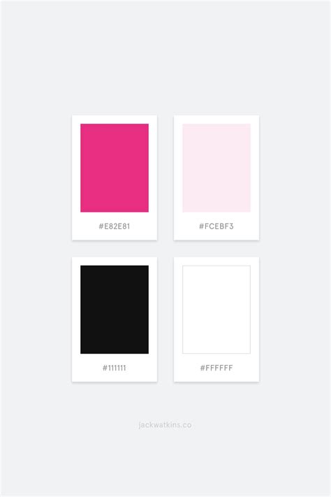 Bright Colourful And Modern Colour Palette Color Palette Pink Color