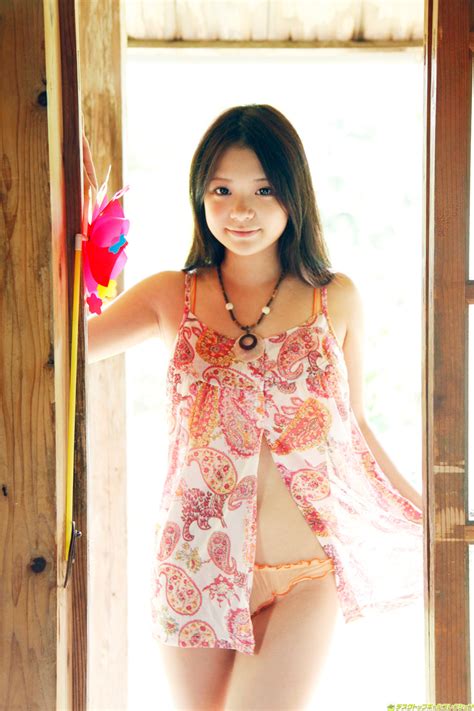 Kana Tsuruta Japanese Gravure Idol Sexy Floral Night Dress Fashion Photoshoot