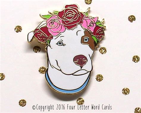 Dog Enamel Pin T For Dog Lover Valentines Day T For Etsy
