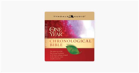 ‎the One Year Chronological Bible Nlt Unabridged On Apple Books