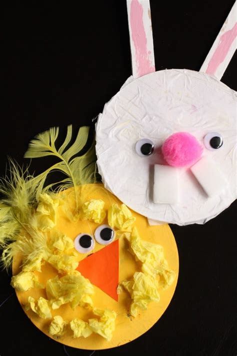 cd bunny craft  preschoolers  toddlers happy hooligans