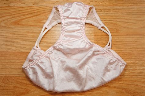 vintage japanese nylon shiny slippery pretty cute light pink string panty small ebay