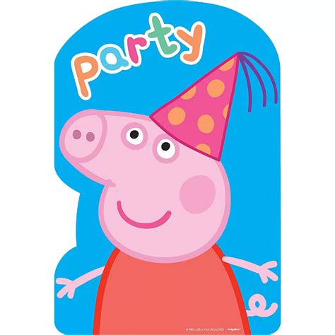 Peppa Pig Invitations 8ct Party City