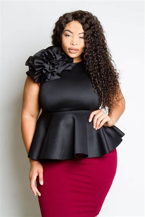 plus size peplum top style that works for all shapes