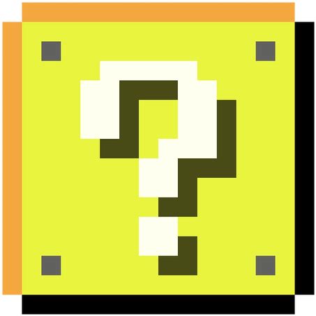 Mario Blocks Png Transparent Background - Mario Question Block 8 Bit png image