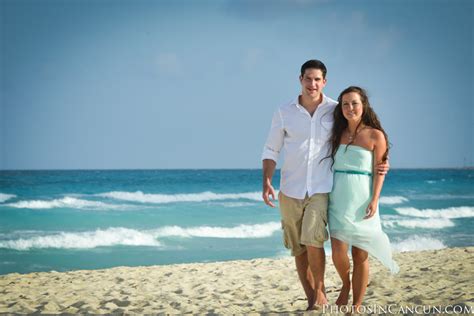 Beach Engagement Photos In Cancun Mexico Photography