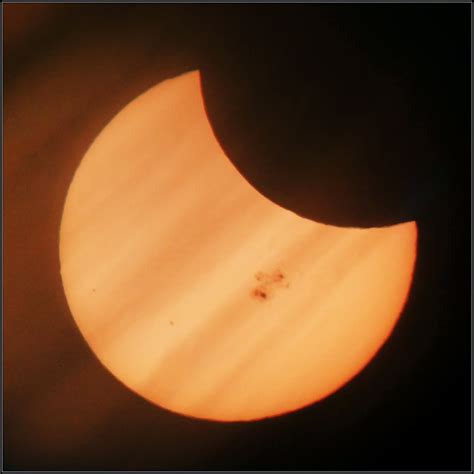 Astronomy At Orchard Ridge Partial Solar Eclipse Of October 23 2014