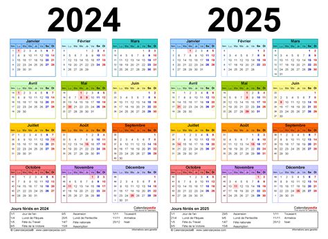 Calendrier Scolaire 2024 2025 Excel Word Et Pdf Calendarpedia Images