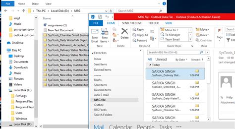 Convert Multiple MSG Files To PST Import Msg Files Into Outlook