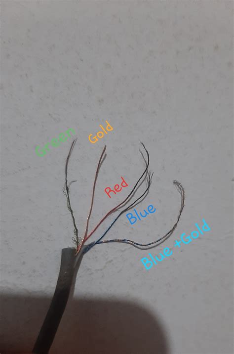 Electronic How To Connect 5 Colored Wire Headphone To 35 Trs Jack