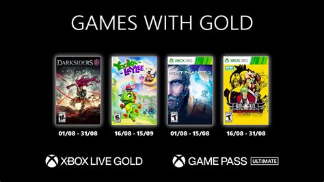 Games With Gold Xbox Les Jeux Daoût 2021 Next Stage