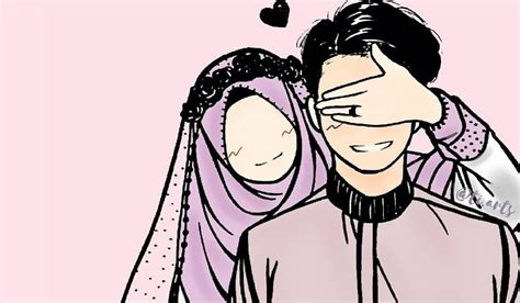 Sketsa Kartun Muslimah Berpasangan Kartun Muslimah Kita Hanya Perlu