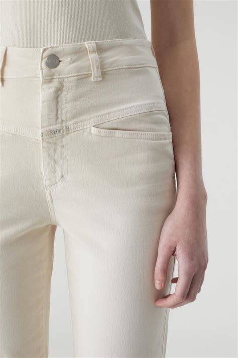 Womens Jeans Closed A Better Pedal Pusher Nude Molecular Beacons