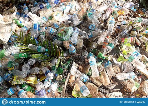 Garbage Plastic Bottles Editorial Stock Photo Image Of Island 169365753