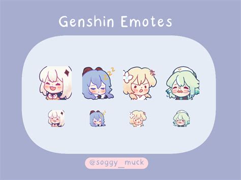Made Some Free Genshin Emotes Genshinimpact