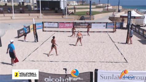 Australian Beach Volleyball Tour AVBT WA Open Semi Finals YouTube