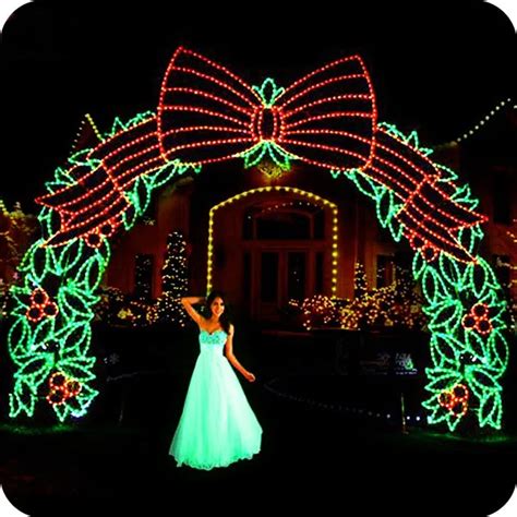 Outdoor Christmas Decoratio Wedding Arches Lights Shenzhen Toprex
