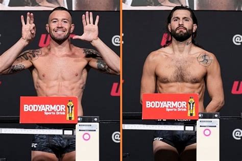 Ufc 272 Weigh In Results All Fighters Make Weight
