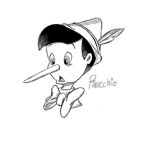 Pinocchio Sketch By Actuallymjr On Deviantart