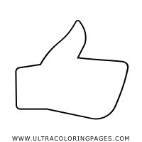 Dibujo De Pulgares Hacia Arriba Para Colorear Ultra Coloring Pages 5346