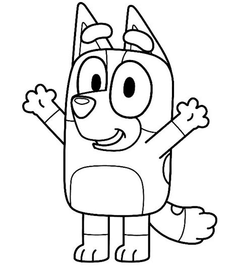 Printable Bluey Coloring Pages